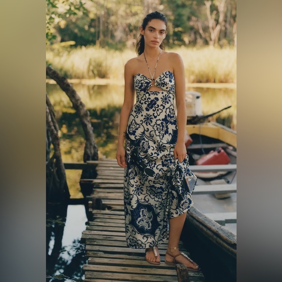 Anthropologie Delfi Collective Halter Maxi Dress - Picture 5 of 17